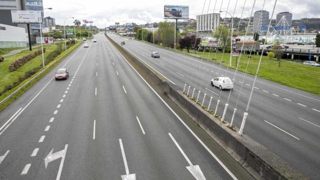 La avenida Alfonso Molina de A Coruña.