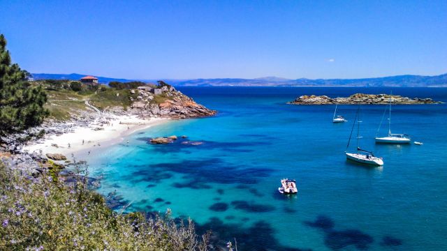 Praia Nosa Señora en las Cíes.