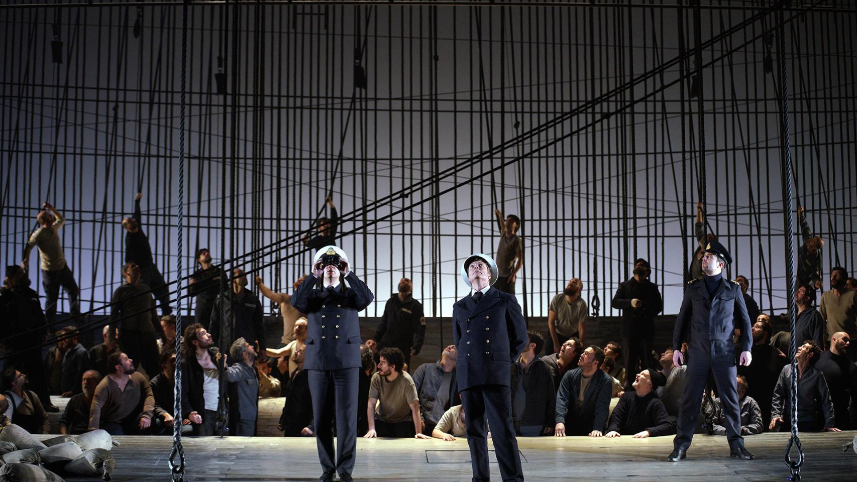 Un momento de 'Billy Budd' en el Teatro Real. Foto: Javier del Real