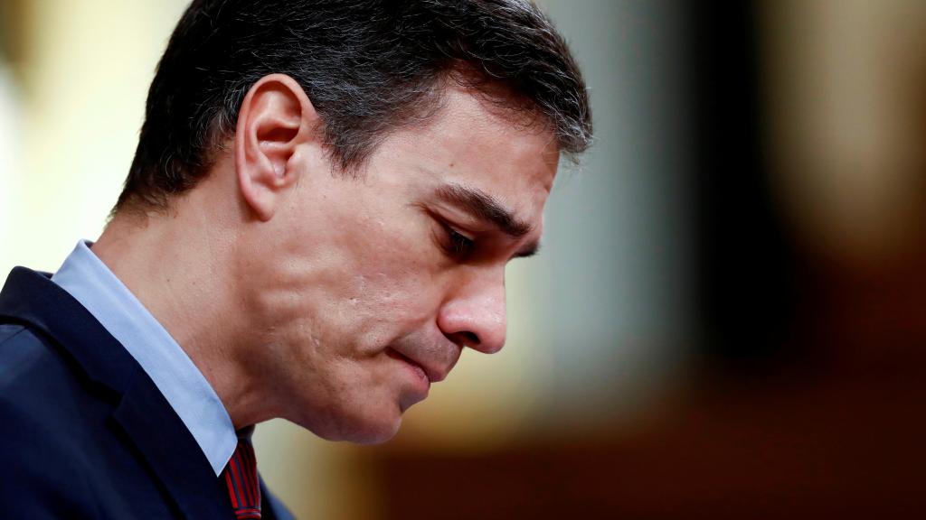Pedro Sánchez, presidente del Gobierno, en el Congreso de los Diputados