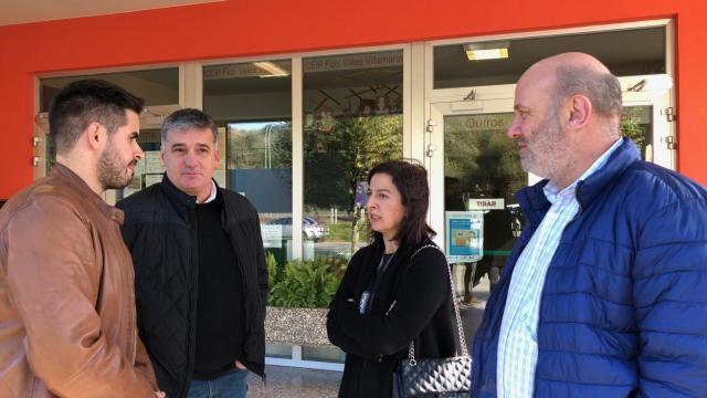 La alcaldesa de Betanzos, María Barral, en un acto.