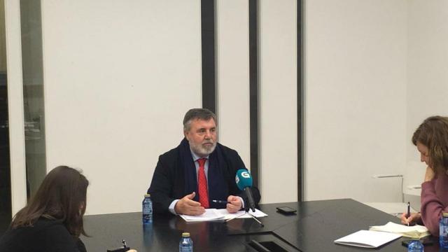 El presidente del Colegio de Médicos de A Coruña, Luciano Vidán.