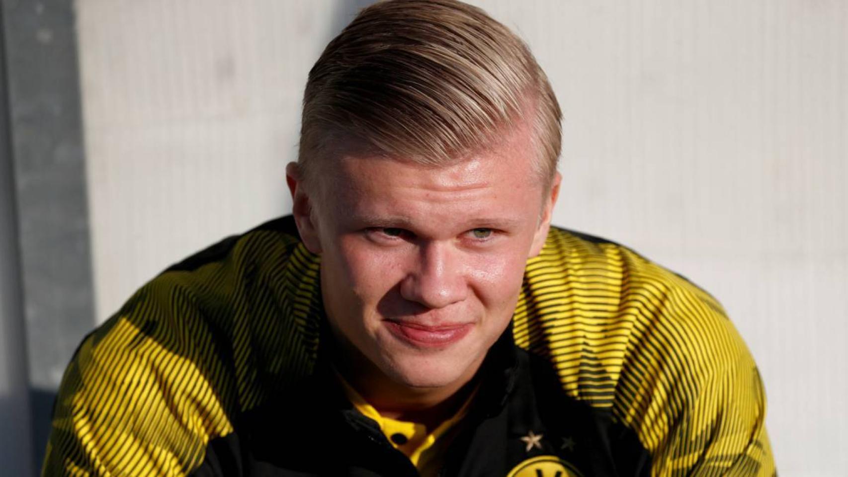 Haaland, con el Borussia Dortmund
