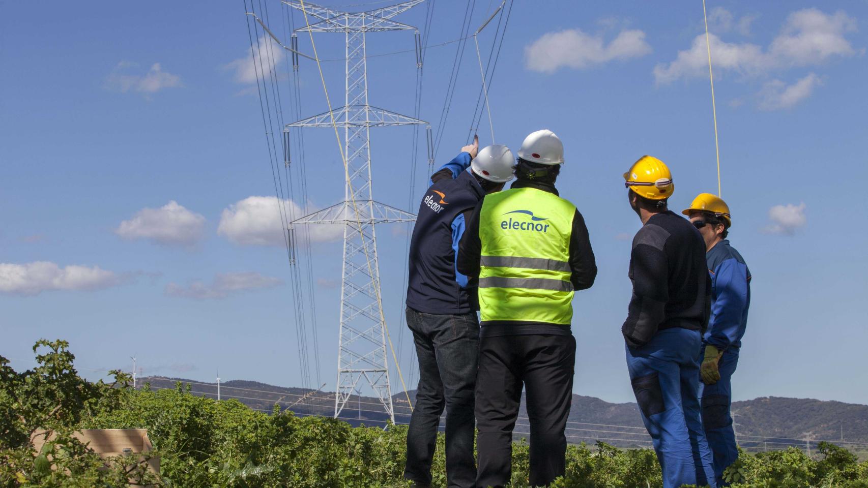 Trabajadores de Elecnor en Cádiz.