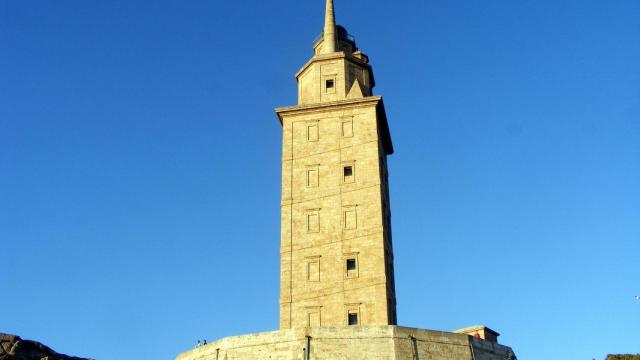 La Torre de Hércules de A Coruña.
