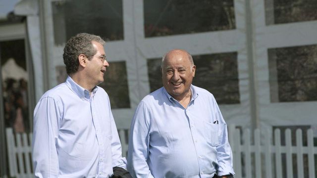 Pablo Isla y Amancio Ortega
