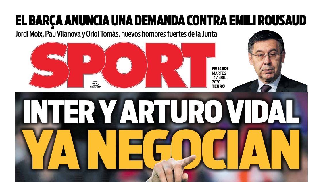 Portada Sport (14/04/20)