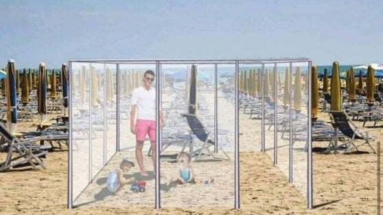 Unas mamparas de plexiglas separarían los espacios para garantizar el distanciamiento social