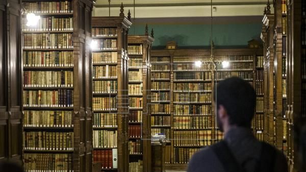Biblioteca en una imagen de archivo.