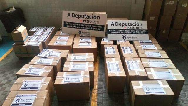 mascarillas donación diputación
