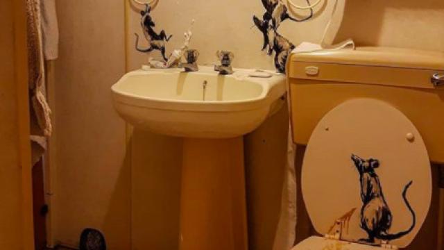 La última obra de Banksy.