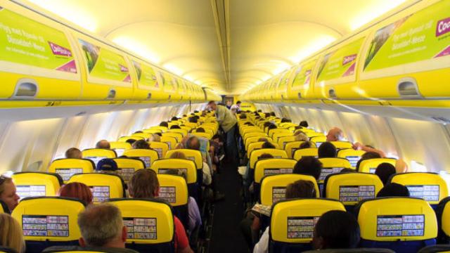 Imagen de un avión de Ryanair.