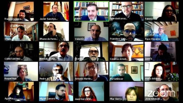 Pleno histórico en la Diputación de Albacete al ser el primero que se celebra telemáticamente