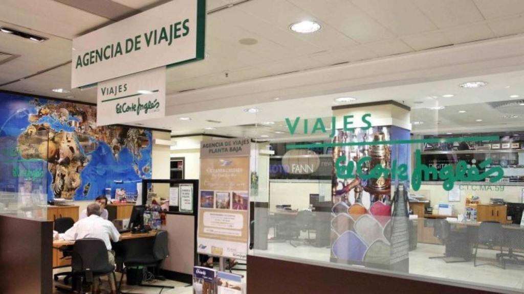 Imagen de una agencia de Viajes El Corte Inglés.