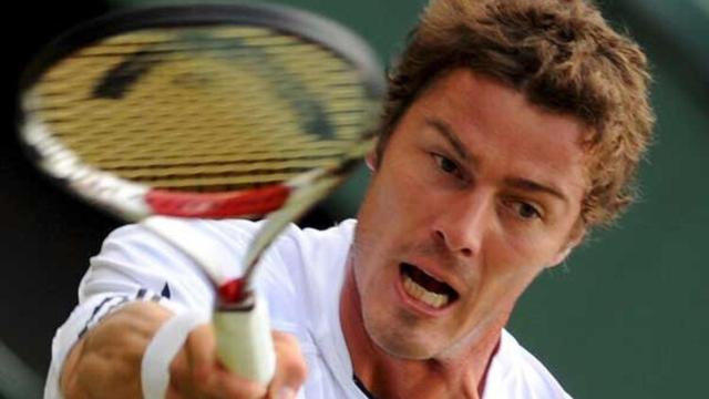 Marat Safin, en un partido de tenis