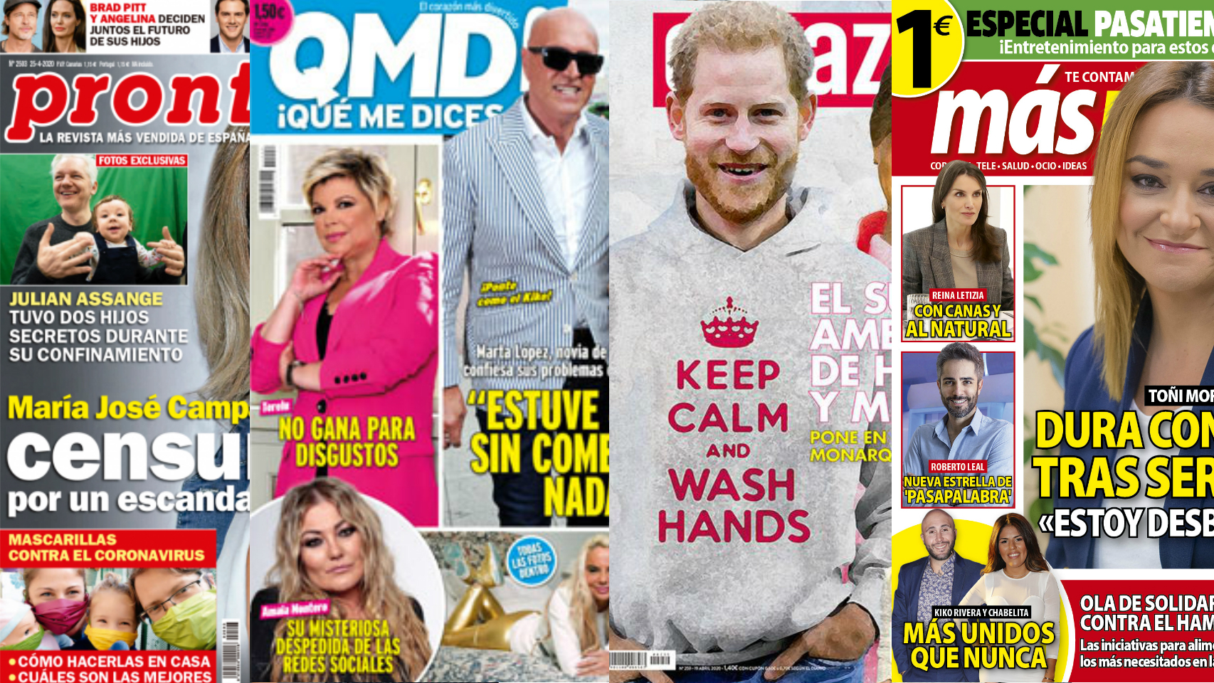 Portadas de las revistas de este lunes.