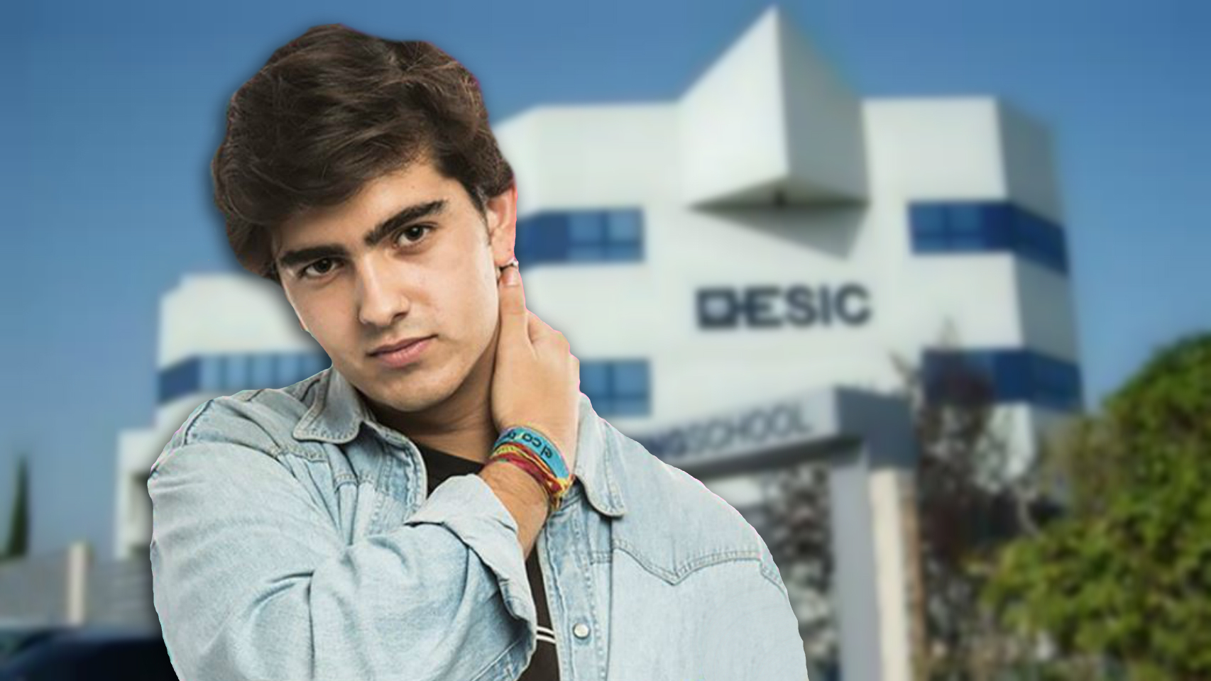 Jorge Bárcenas en un montaje de JALEOS.