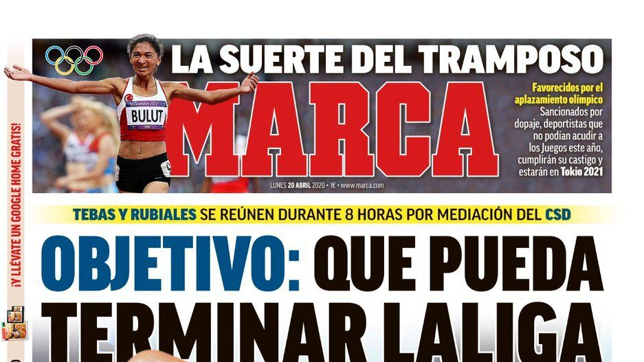 Portada MARCA (20/04/20)