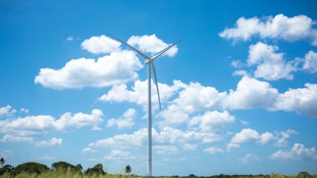 Una de las turbinas de Siemens Gamesa.