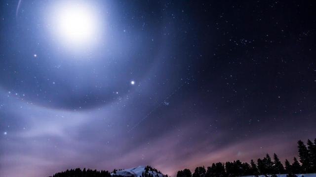 luz noche cielo estrellas