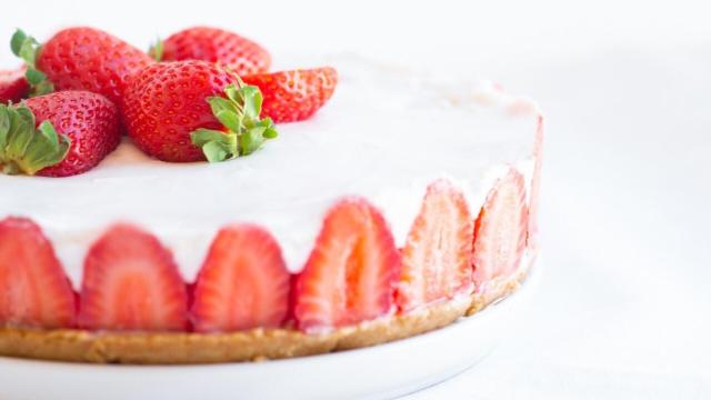Tarta de queso light y sin horno, para disfrutar sin remordimientos