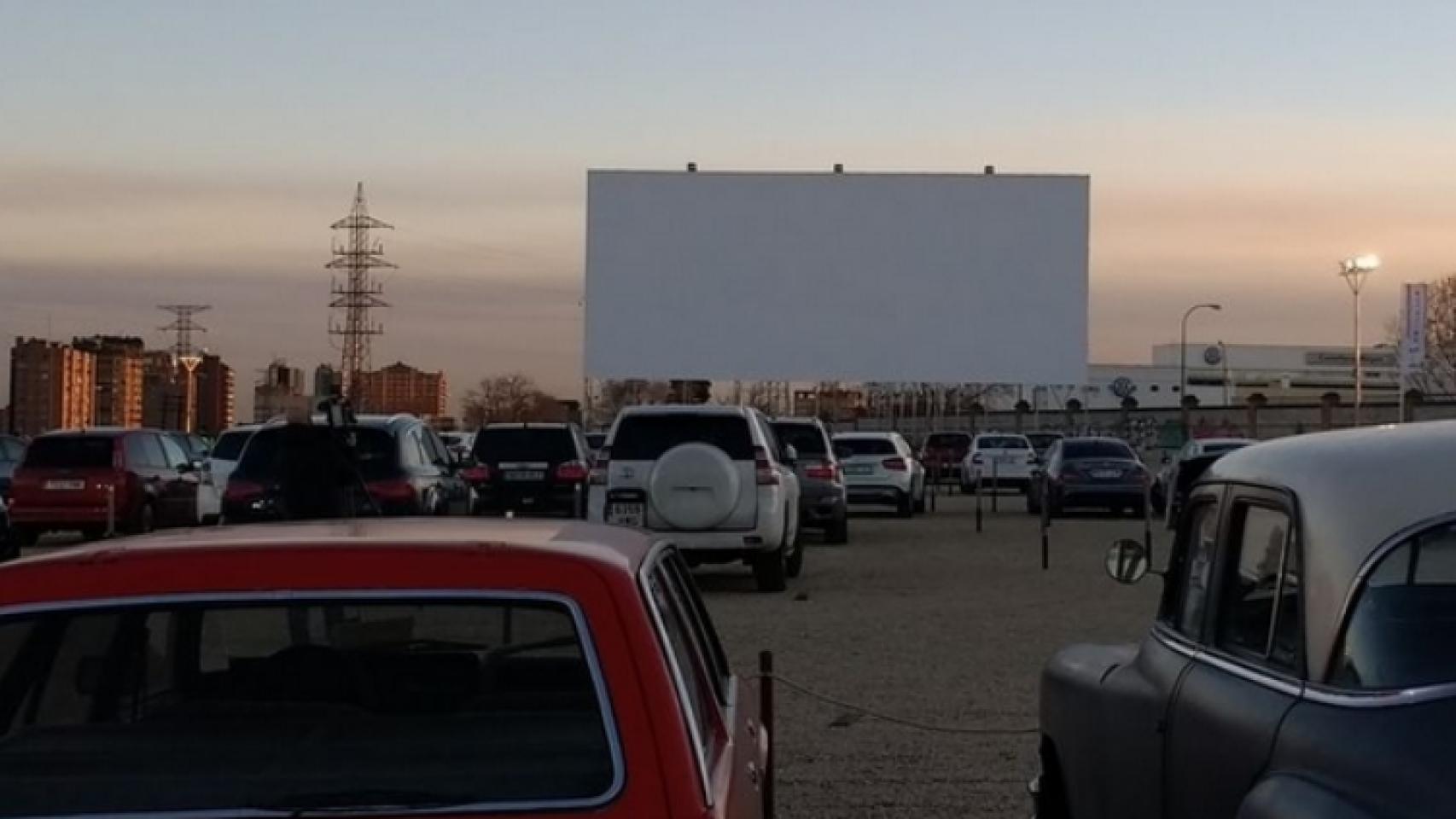 Imagen de archivo de un autocine.