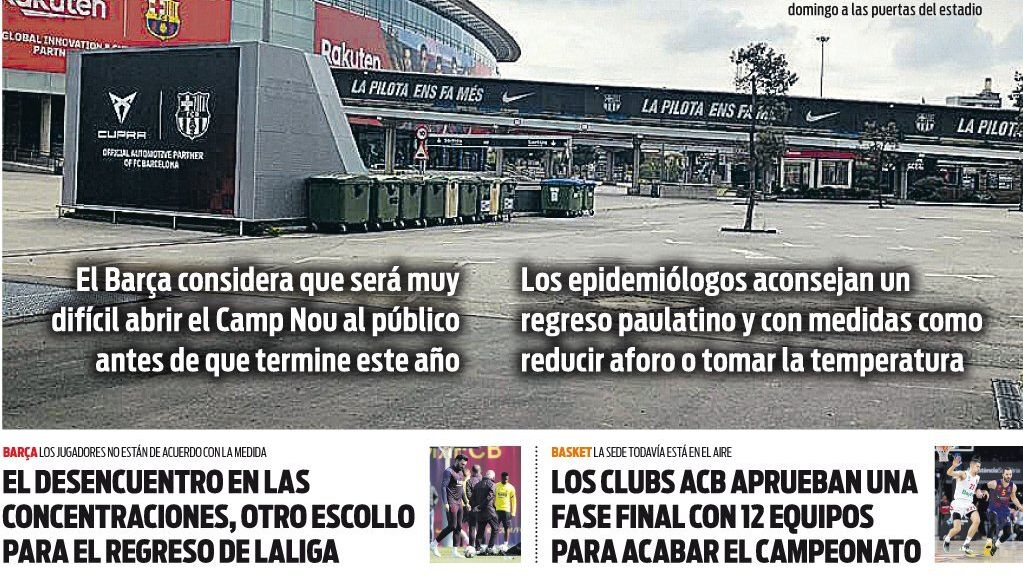 Portada Sport (21/04/20)