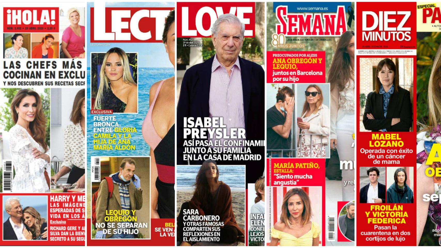 Estas son las revistas de este miércoles.