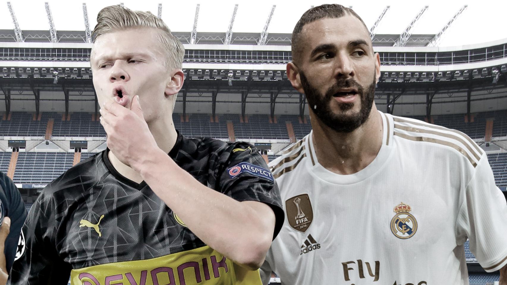Mbappé, Haaland y Benzema