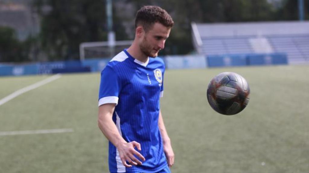 Carles Tena, durante un entrenamiento