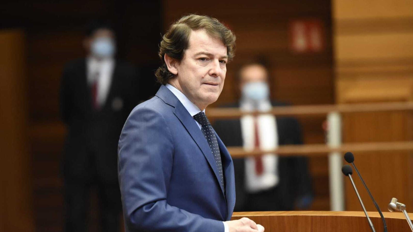 El presidente de Castilla y León, Alfonso Fernández Mañueco.
