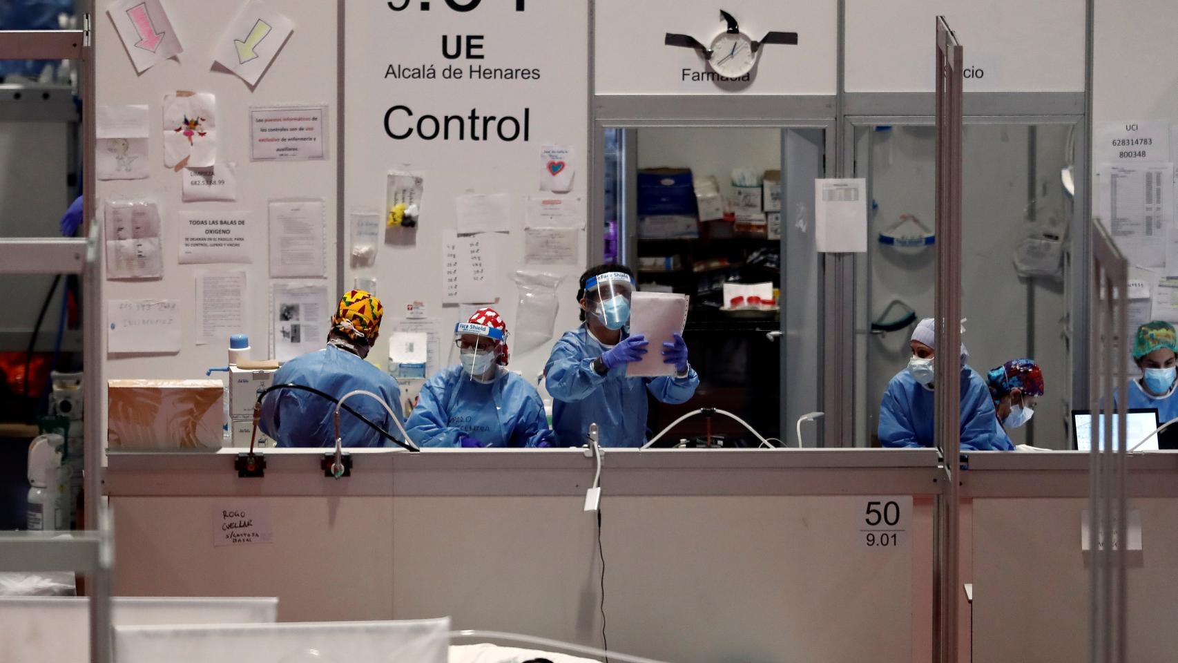El hospital provisional de Ifema acoge sólo a pacientes infectados de Covid-19