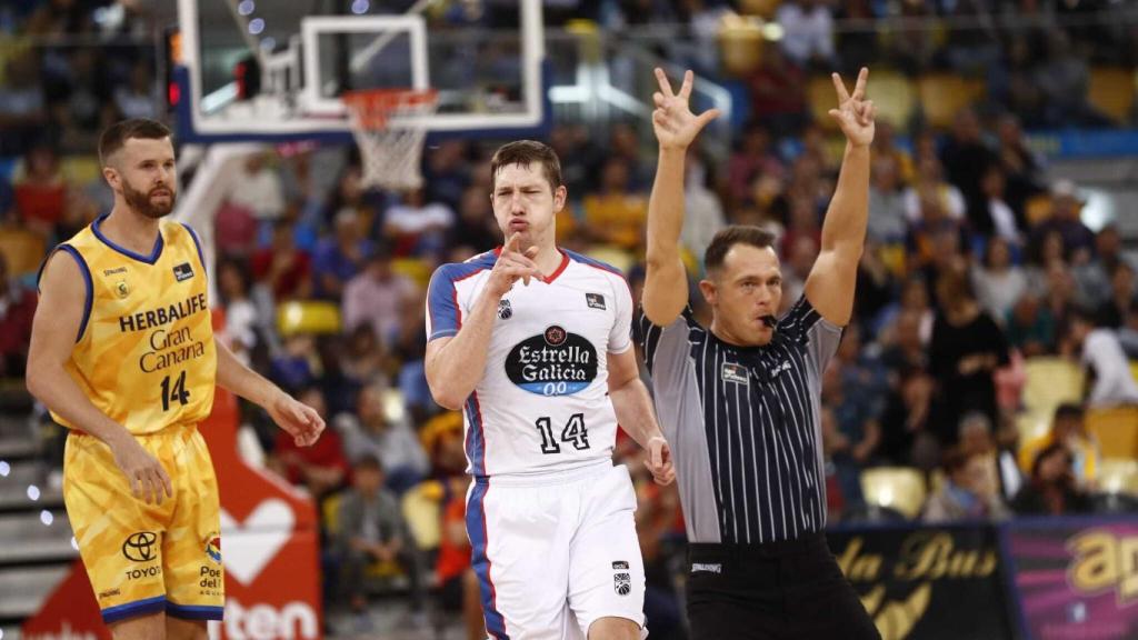 Juande Oyón, durante un partido de la ACB