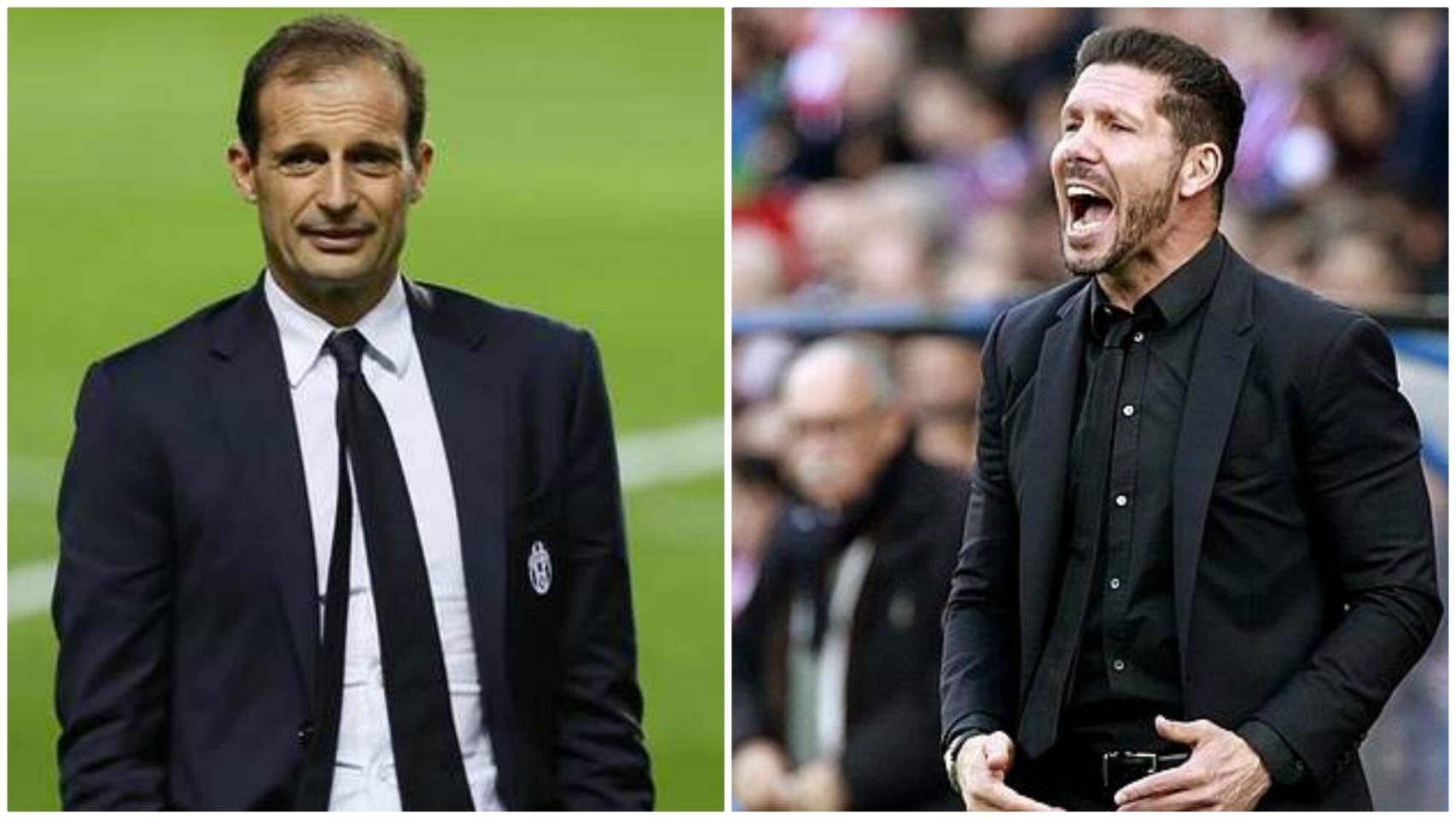 Allegri y Simeone