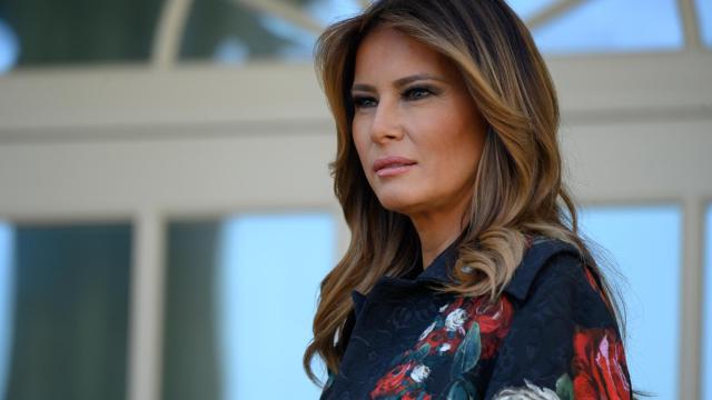 Melania Trump en la Casa Blanca.