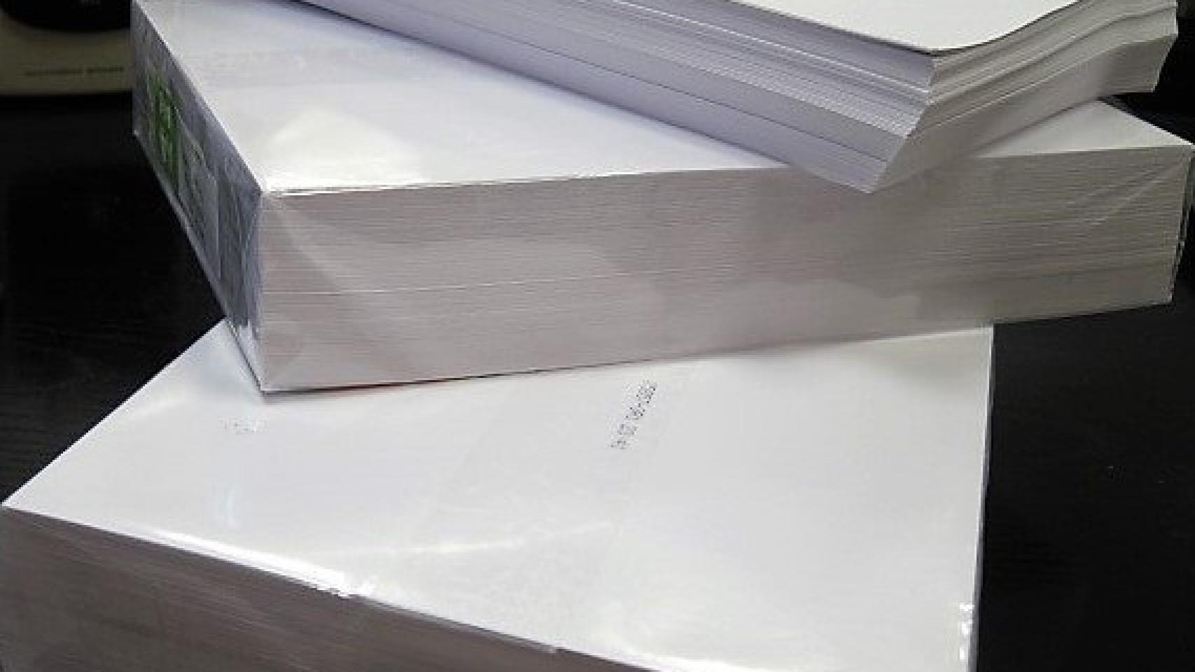 Paquetes de folios.