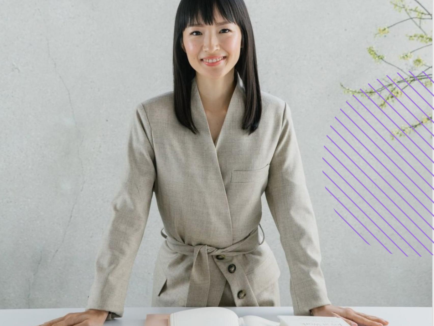 Marie Kondo, con su nuevo libro.