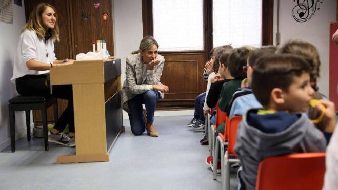 Milagros Tolón en una imagen de archivo en la Escuela de Música