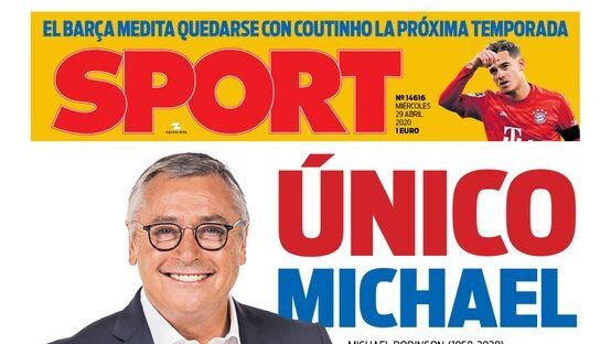Portada Sport (29/04/20)