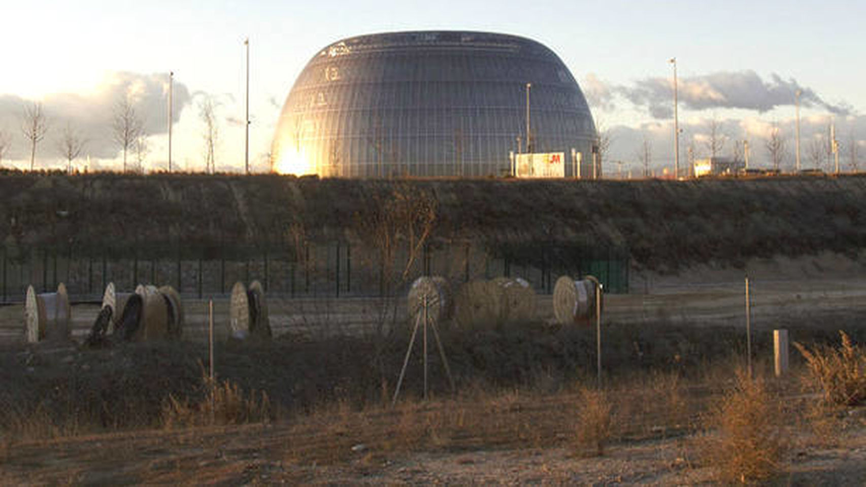 Terrenos destinados al proyecto del Campus de la Justicia de Madrid./