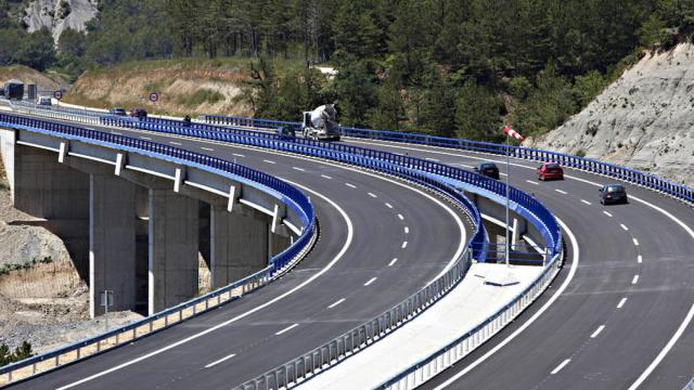 Imagen de la autovía del pirineo.