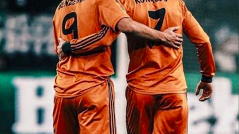 Benzema y Cristiano Ronaldo