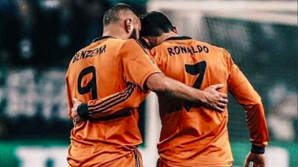 Benzema y Cristiano Ronaldo