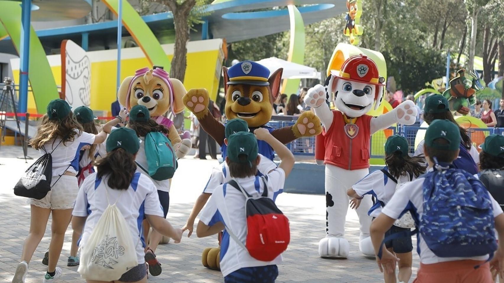 Un parque de atracciones.