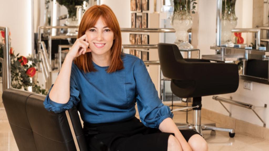 La peluquera María Baras.