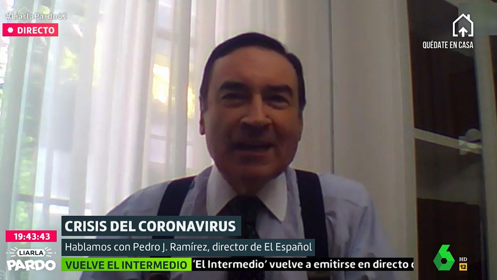 Pedro J. en La Sexta.