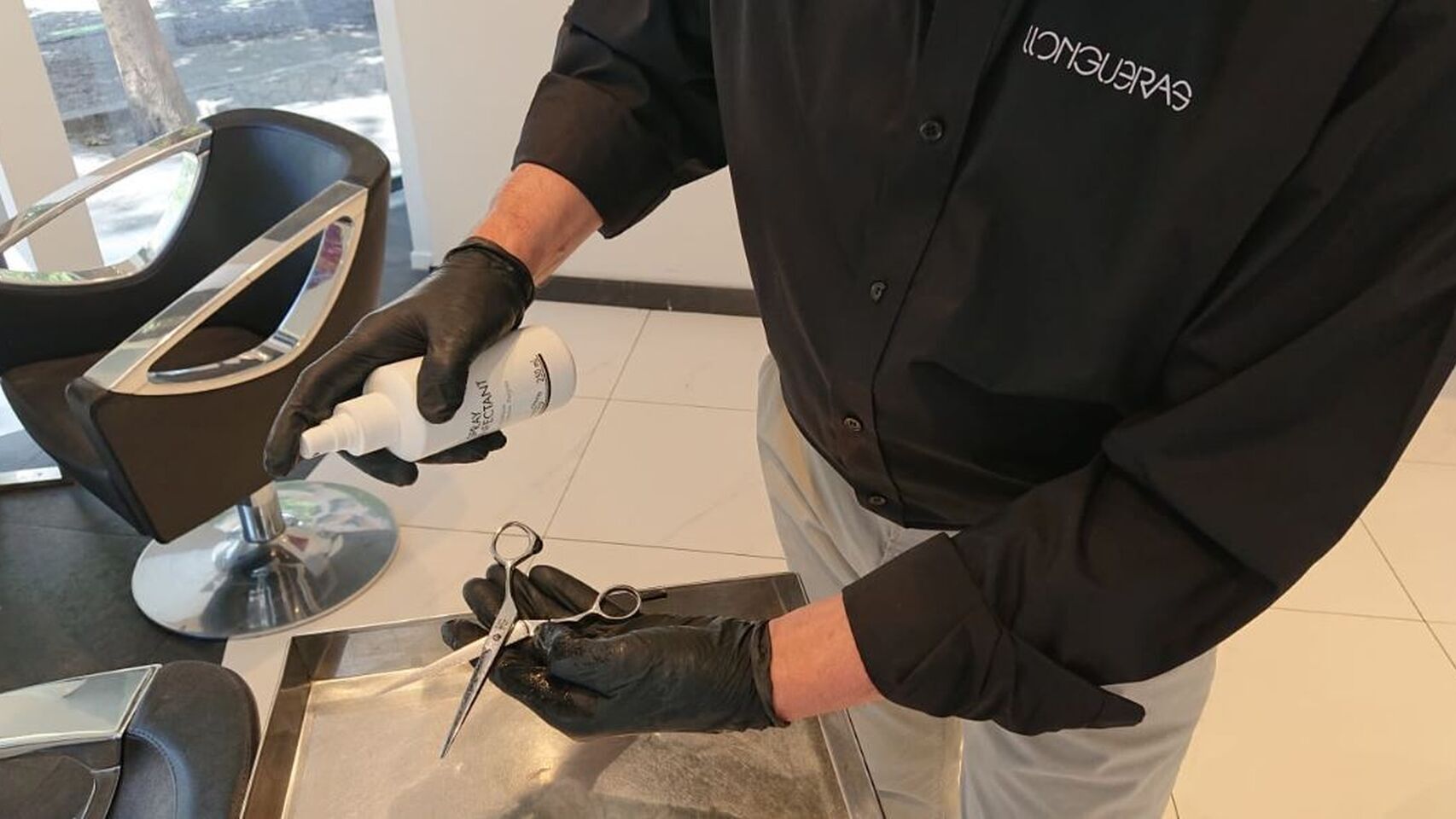 imagen de archivo de una peluquería.