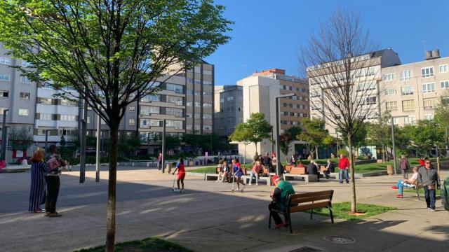 La plaza de As Conchiñas.
