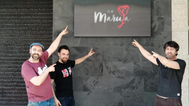 Manuel, Carlos y Roberto, en A de Maruja.