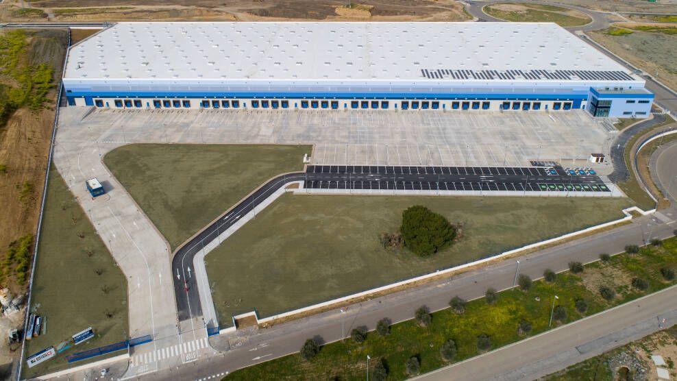 Vista aérea del G-Park de Gazeley en la localidad toledana de Illescas